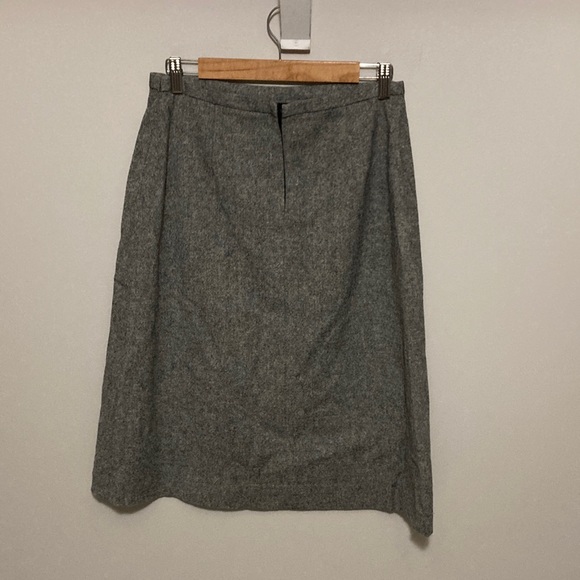 Vintage Pendleton Charcoal Gray Wool Pencil Skirt, Midi, Women’s Size 12 - Picture 5 of 9